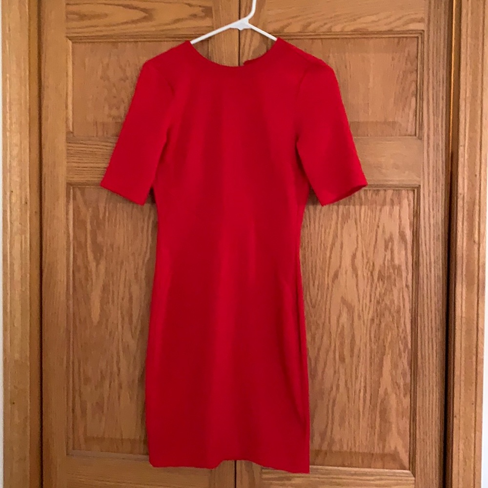 HM Red Dress, never worn. Size 4! Perfect cocktail dress!